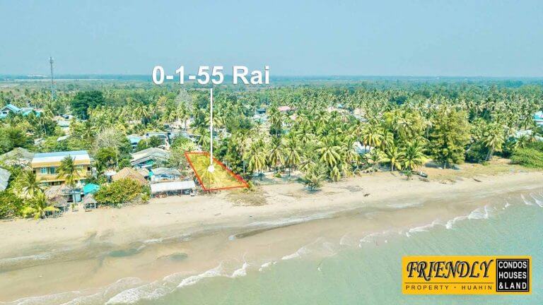 Sold Out ขายที่ดินติดทะเลกุยบุรี 155 ตร.ว. รูปที่ 1