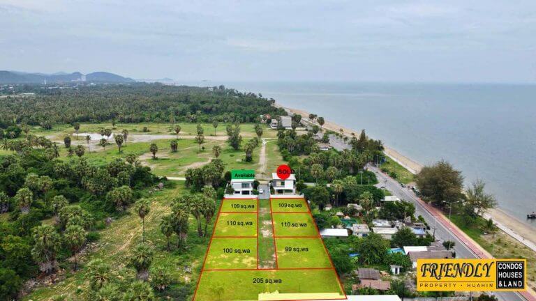 ขายที่ดินใกล้ทะเลปราณบุรี 99 ตร.ว. ฿6,435,000 – 13,325,000 รูปที่ 1