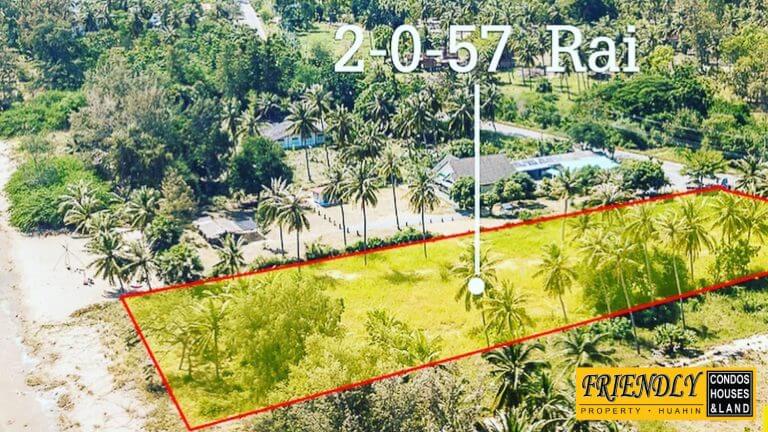 ขายที่ดินติดทะเลเมืองประจวบคีรีขันธ์ 2 ไร่ 57 ตร.ว. ฿34,280,000 รูปที่ 1