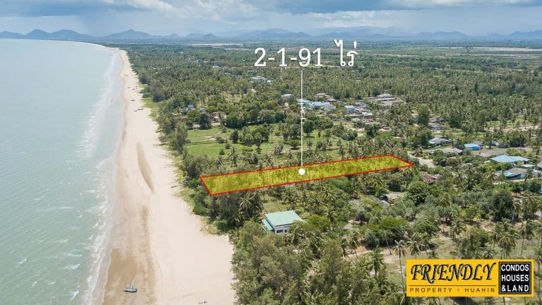 ขายที่ดินติดทะเลเมืองประจวบคีรีขันธ์ 2 ไร่ 1 งาน 91 ตร.ว. ฿34,000,000 รูปที่ 1