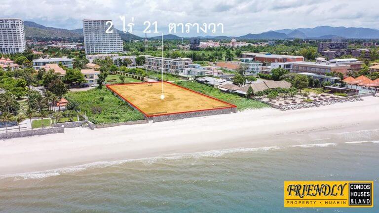 ขายที่ดินติดทะเลชะอำ 2 ไร่ 21 ตร.ว. ฿230,000,000 รูปที่ 1