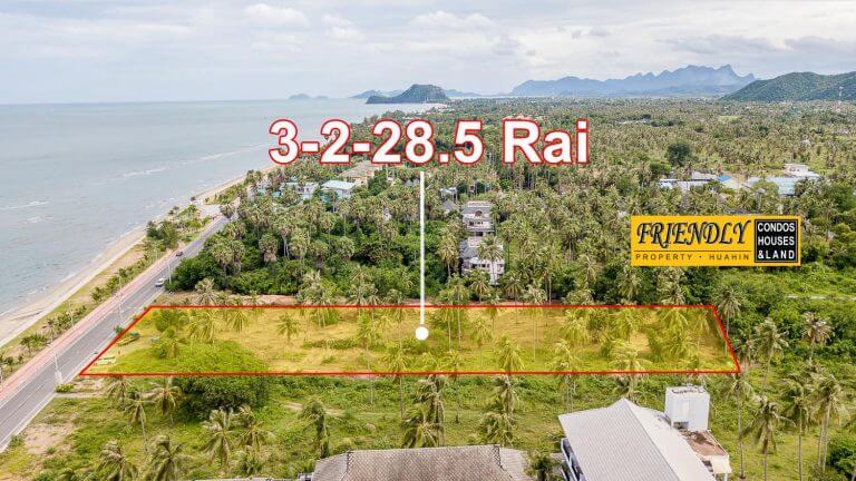 ขายที่ดินติดทะเลปราณบุรี 3 ไร่ 2 งาน 28.5 ตร.ว. ฿92,100,000 รูปที่ 1
