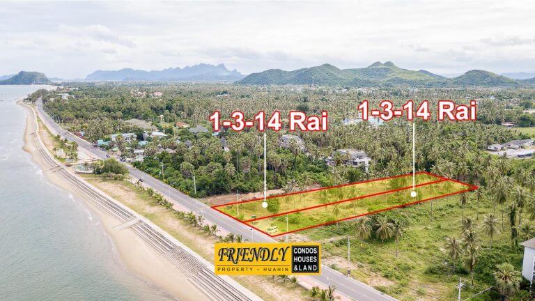 ขายที่ดินติดทะเลประจวบคีรีขันธ์1 ไร่ 3 งาน 14 ตร.ว. ฿50,000,000 รูปที่ 1
