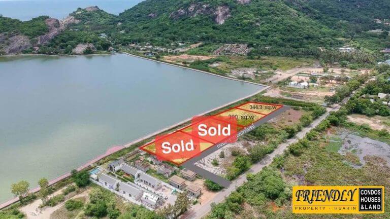 Sold Out ขายที่ดินติดอ่างเก็บน้ำหัวหิน 390 ตร.ว. รูปที่ 1