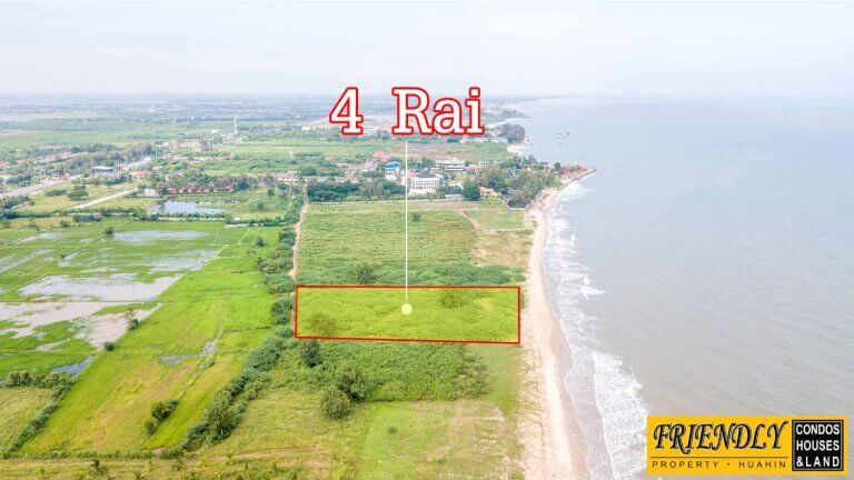 ขายที่ดินติดทะเลท่ายาง 4 ไร่ ตร.ว. ฿116,000,000 รูปที่ 1