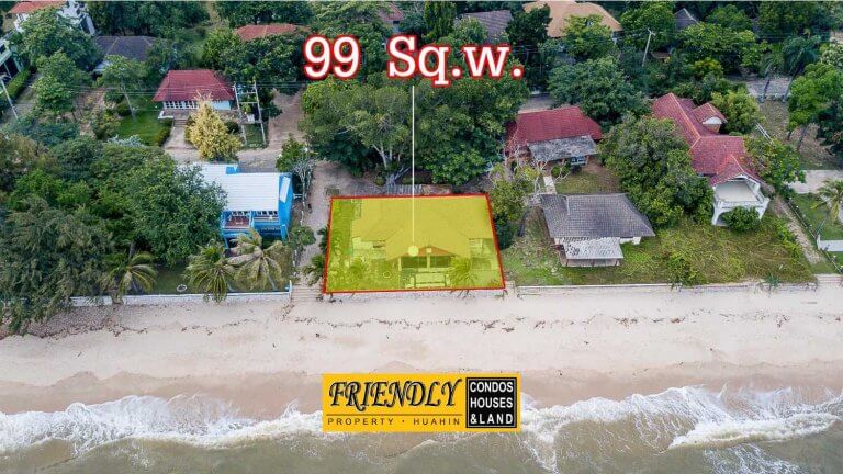 ขายที่ดินติดทะเลชะอำ 99 ตร.ว. ฿45,000,000 รูปที่ 1