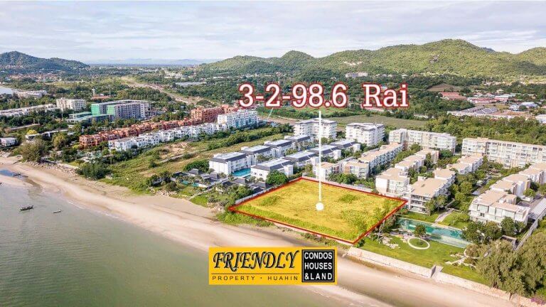 ขายที่ดินติดทะเลหัวหิน 3 ไร่ 2 งาน 98 ตร.ว. ฿260,000,000 รูปที่ 1