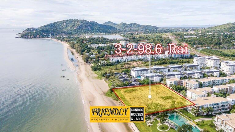 ขายที่ดินติดทะเลหัวหิน 3 ไร่ 2 งาน 98 ตร.ว. ฿260,000,000 รูปที่ 1