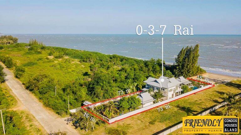ขายบ้านที่ประจวบคีรีขันธ์ติดทะเล พร้อมสระว่ายน้ำ 2 ชั้น 3 ห้องนอน 3 ห้องน้ำ ฿21,500,000 รูปที่ 1