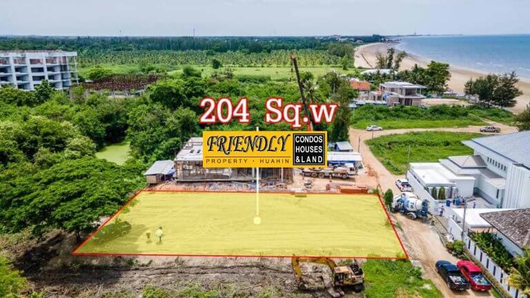 ขายที่ดินใกล้ทะเลท่ายาง 204 ตร.ว. ฿10,900,000 รูปที่ 1
