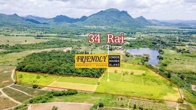 Sold Out ขายที่ดินใกล้ภูเขาหัวหิน 34 ไร่ ตร.ว. รูปที่ 1