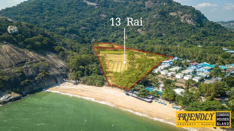 ขายที่ดินติดทะเลปราณบุรี 13 ไร่ 1 งาน 18 ตร.ว. ฿332,375,000 รูปที่ 1